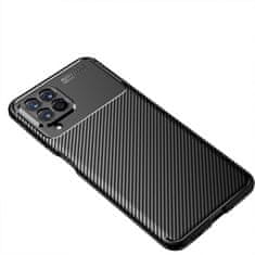 OEM Kryt Samsung Galaxy M53 Armored Shockproof Carbon Fiber černý