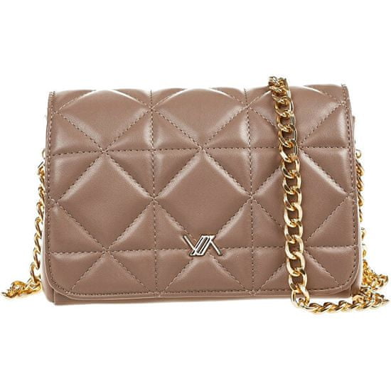 Verde Dámská crossbody kabelka 01-1651 taupe