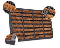 Hanse Home Rohožka Mix Mats Brushes 105647 Black Cocos 45x75