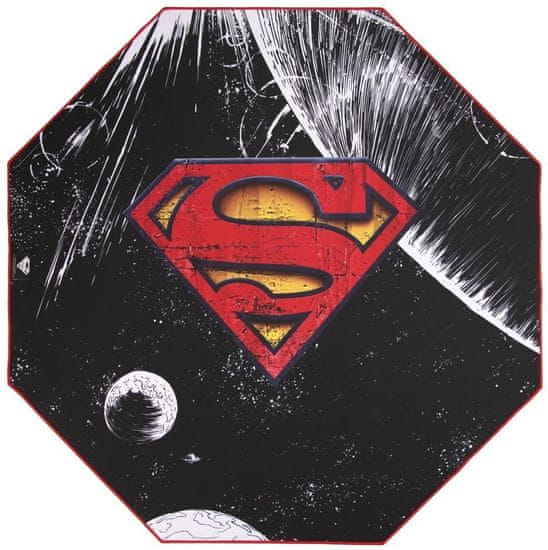 Subsonic Superman Gaming Floor Mat, černá