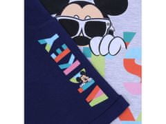 sarcia.eu Šedá a tmavě modrá chlapecká souprava tričko Mickey Mouse + kraťasy 5 let 110 cm