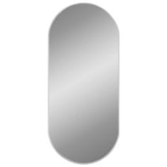 Vidaxl Nástěnné zrcadlo stříbrné 100x45 cm oválné