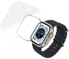 FIXED prémiové ochranné sklo Armor pro Apple Watch Ultra / Ultra 2 49mm, s aplikátorem, černá