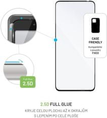 FIXED ochranné sklo Full-Cover pro Xiaomi Redmi Note 12R, lepení přes celý displej, černá