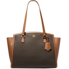 Michael Kors Dámská kožená kabelka 30F2G7CT3B Brown Acorn