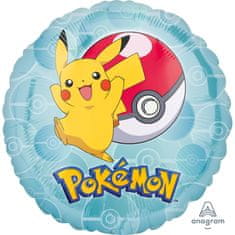 Amscan Kruh - Pokémon 43cm - fóliový balónek