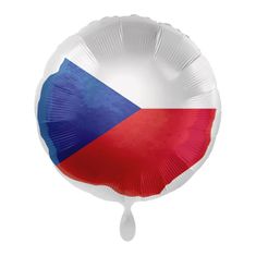 Amscan Kruh česká vlajka CZ 43 cm - fóliový balónek