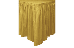 Unique Ubrusová sukně plastová zlatá 427x74cm