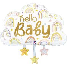 Grabo Mráček Hello Baby 28"/71cm fóliový balónek nafukovací