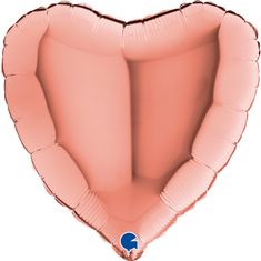 Grabo Srdce rosegold 18"/46cm fóliový balónek nafukovací