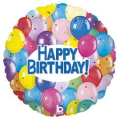Grabo Party balónkové narozeniny 18"/46cm fóliový balónek nafukovací