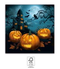 Procos Ubrousky papírové EKO - Halloween 33x33 cm /20 ks