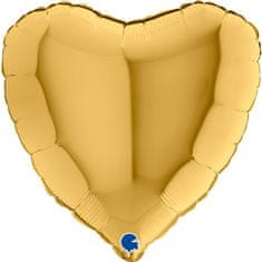Grabo Srdce zlaté5 18"/46cm fóliový balónek nafukovací