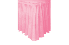 Unique Ubrusová sukně plastová růžová 427x74cm