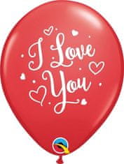 Qualatex Potisk I love you 11"/28cm - 6ks Qualatex