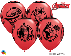 Qualatex Potisk AVENGERS MARVEL 12"/30cm - Balónek Qualatex 6ks