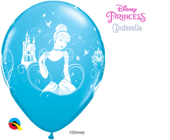 Qualatex Potisk POPELKA DISNEY 12"/30cm - Balónek Qualatex 6ks