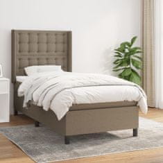 shumee Box spring postel s matrací taupe 100 x 200 cm textil