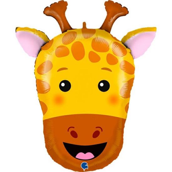 Grabo Žirafa hlava 30"/74cm fóliový balónek nafukovací