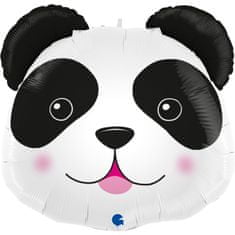 Grabo Panda hlava 19"/48cm fóliový balónek nafukovací