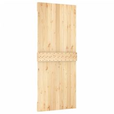 Greatstore Posuvné dveře s kováním 80 x 210 cm masivní borové dřevo