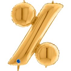 Grabo SYMBOL ZLATÝ % (102cm,40") fóliový balónek nafukovací