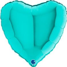 Grabo Srdce tiffany 18"/46cm fóliový balónek nafukovací