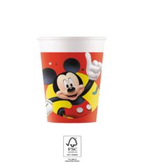 Procos Kelímky papírové EKO - Mickey Mouse 200ml/8ks