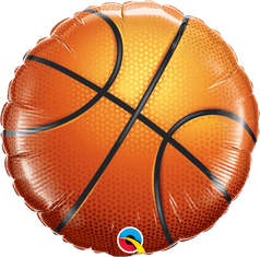 Qualatex Kruh - Basketbalový míč 18"/45cm fóliový balónek