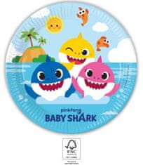 Procos Talíře papírové EKO - Baby Shark 23cm/8ks