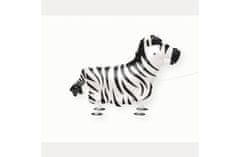 Unique Chodící zebra 76 cm fóliový balónek