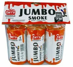 DÝMOVNICE - JUMBO SMOKE - ORANŽOVÁ - 3ks - 16/3 trhací pojistka