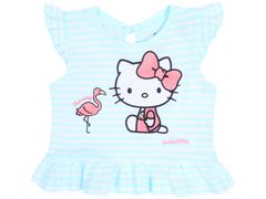 sarcia.eu 2x růžové a mátové tričko Hello Kitty 12-18 m 86 cm