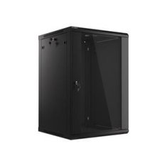 Lanberg RACK CABINET 19” WALL-MOUNT 18U/600X600 (FLAT PACK) BLACK V2