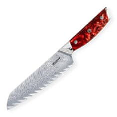 Dellinger Nůž Santoku Red 170 mm Resin Future