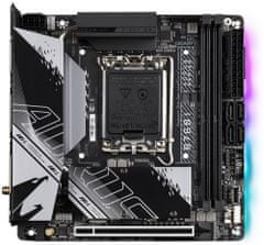 Gigabyte B760I AORUS PRO DDR4 / Intel B760 / LGA1700 / 2x DDR4 / 2x M.2 / DP / HDMI / USB-C / WiFi / Mini-ITX