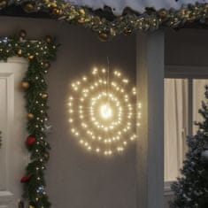 Greatstore Vánoční hvězdicová světla 4 ks 140 teple bílých LED diod 17 cm