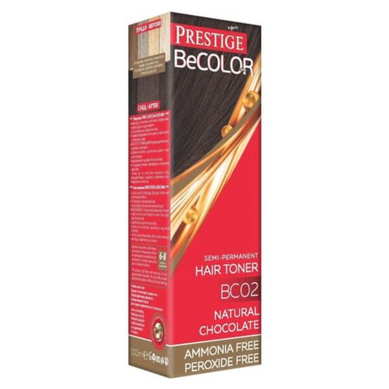 Rosaimpex Prestige Be Color Semi-permanentní barva na vlasy BC02 čokoláda 100 ml