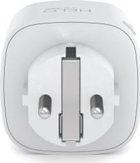 STRONG chytrá Wi-Fi napájecí FR zásuvka Helo-PLUG-FR/ tlačítka ON/OFF/ kompatibilní s Google a Alexa/ bílá