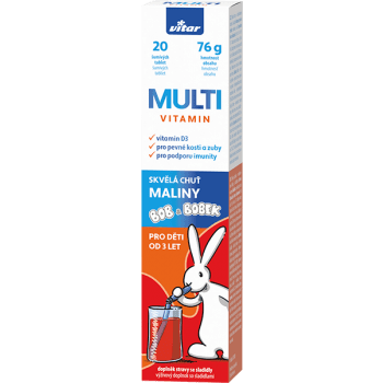 VITAR Vitar Kids Multivitamin, 20 šumivých tablet