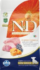 N&D PUMPKIN Dog GF Lamb & Blueberry Puppy Mini 800 g