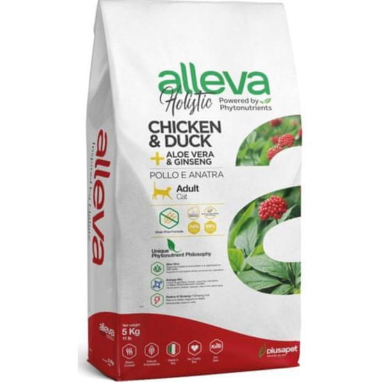 Alleva HOLISTIC Cat Dry Adult Chicken&Duck 5kg