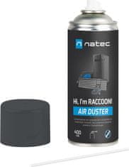 Natec Natec stlačený vzduch RACCOON AIR 400 ml