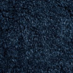 Flair Kusový koberec Shaggy Teddy Navy kruh 133x133 (průměr) kruh