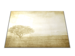 Glasdekor Skleněné prkénko malba stromu na plátně - Prkénko: 40x30cm