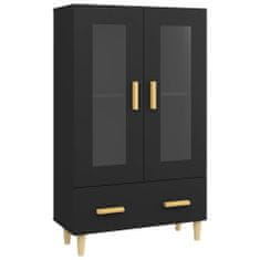 Vidaxl Highboard černý 70 x 31 x 115 cm kompozitní dřevo