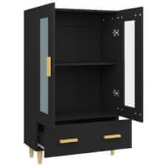 Vidaxl Highboard černý 70 x 31 x 115 cm kompozitní dřevo