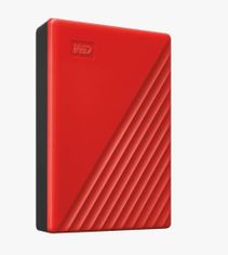 WD My Passport/4TB/HDD/Externí/2.5"/Červená/3R