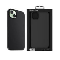 Next One Silicone Case for iPhone 15 Plus MagSafe compatible IPH-15PLUS-MAGCASE-BLACK - černé