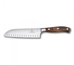 Victorinox Nůž Santoku, rýhovaná čepel, 17 cm 7.7320.17G Grand Maître Rosewood Collection 